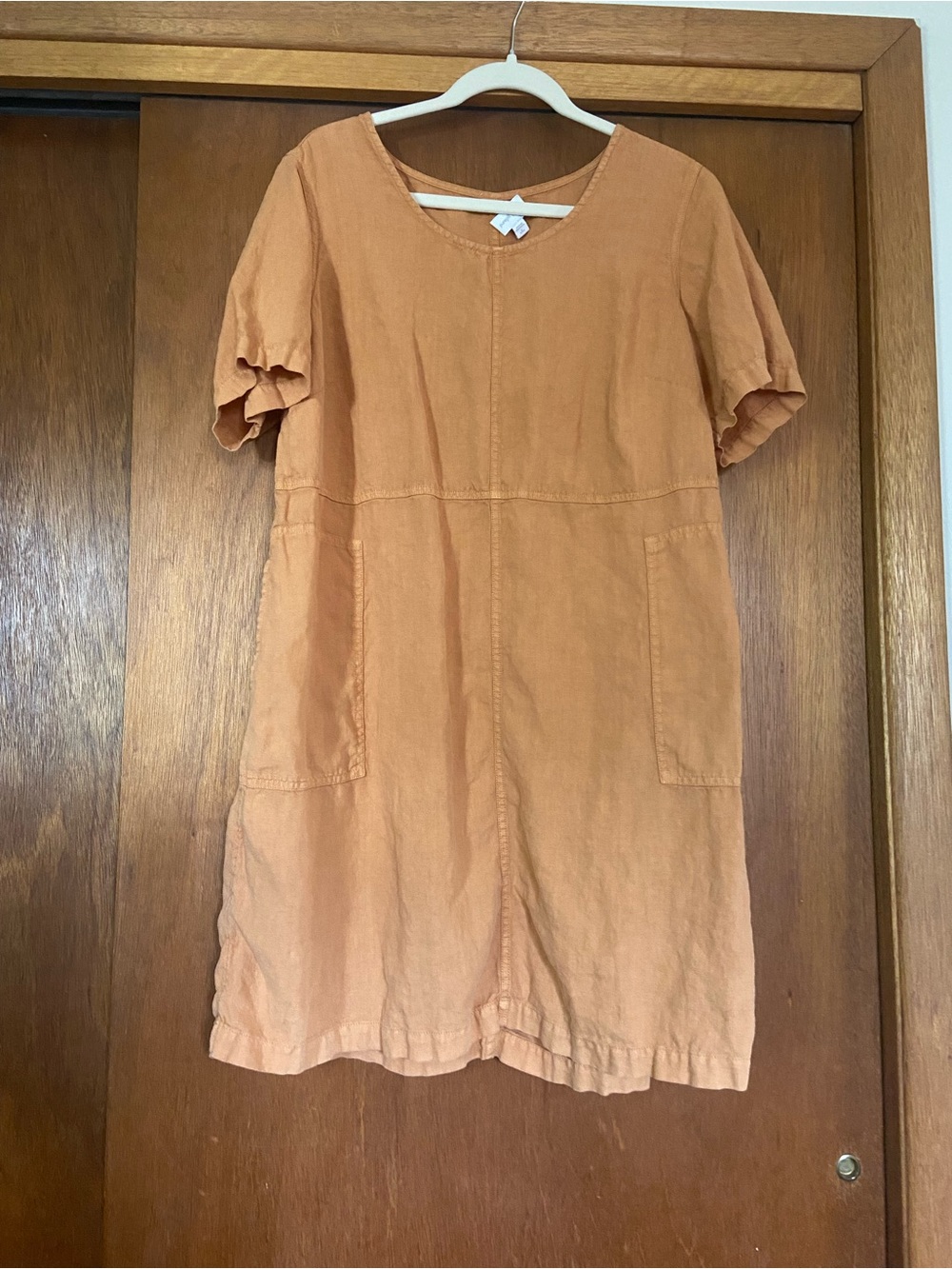 100% linen dress